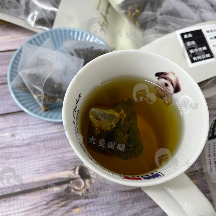 桂花系列。一分鐘冷泡茶 (30入三角茶包。袋裝)